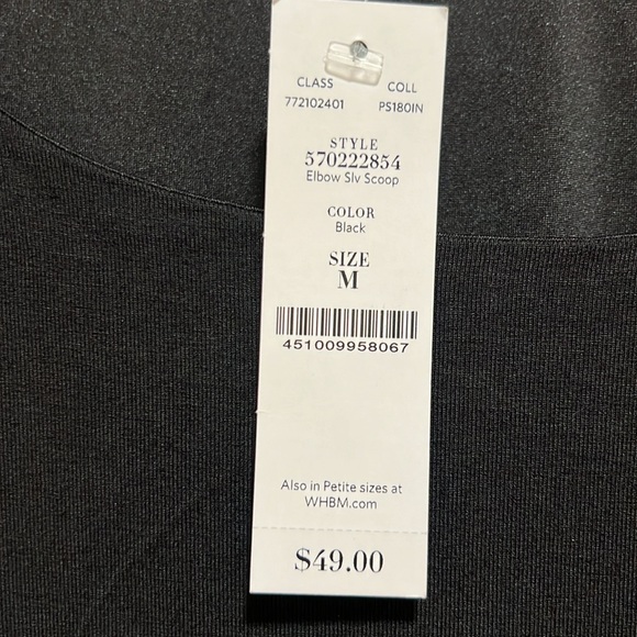 WHBM scoop neck top - Picture 2 of 6